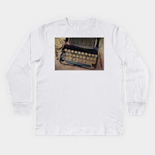 Typewriter Dreams Kids Long Sleeve T-Shirt